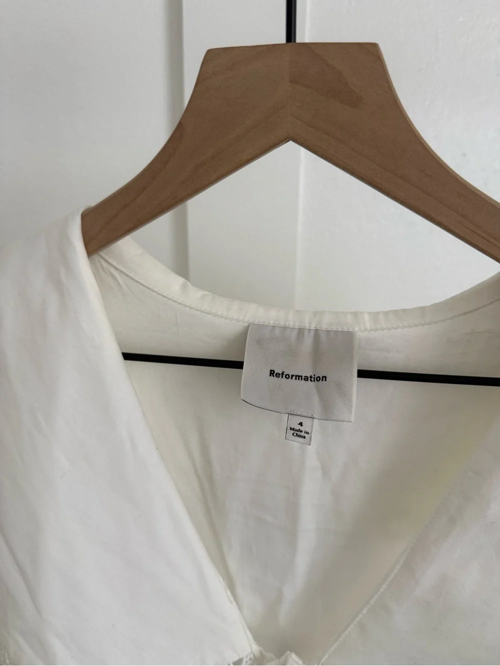 Reformation Renna Top White